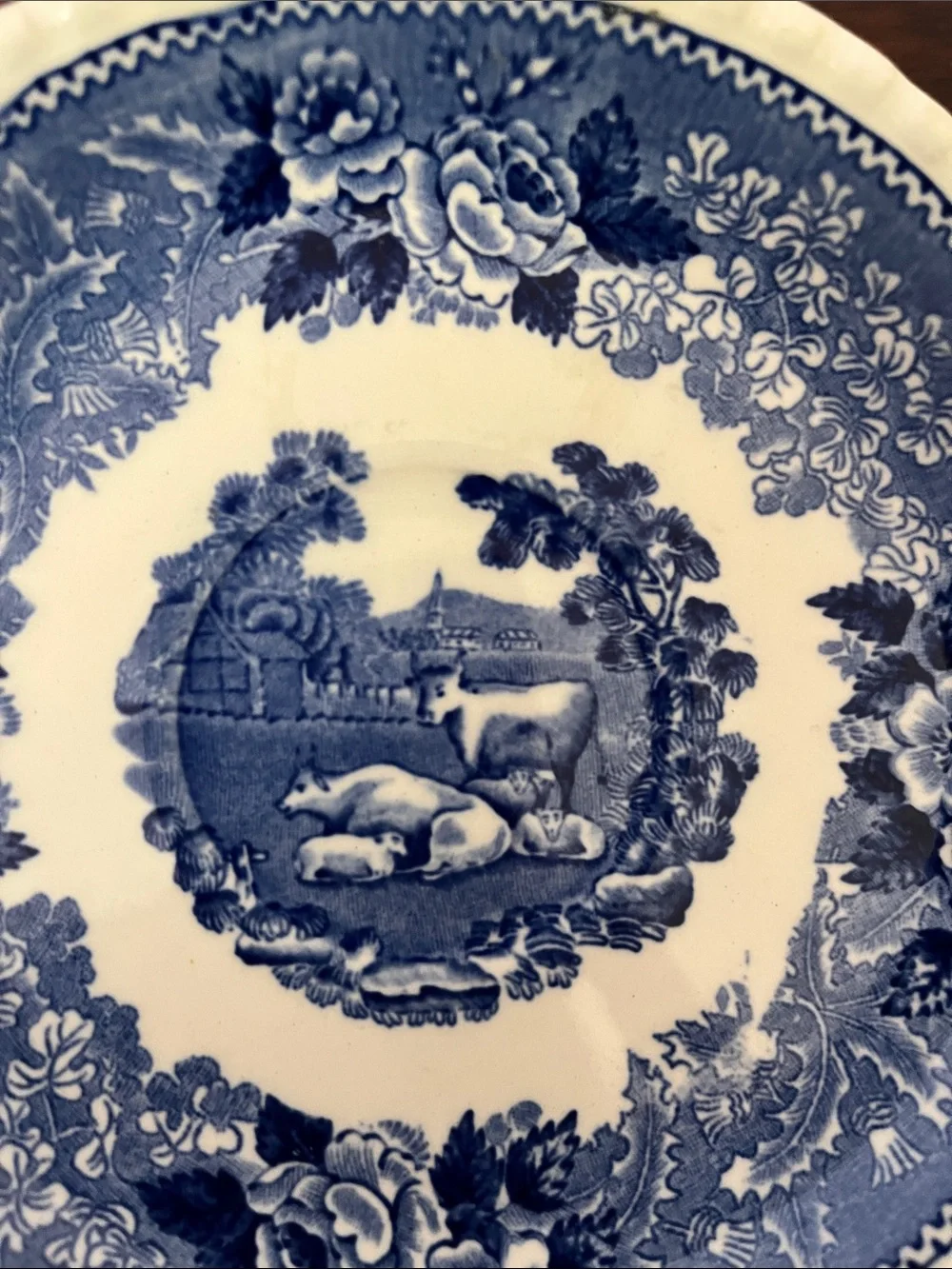 English Scenic Warranted Staffordshire Adam’s England Plates Set of 3